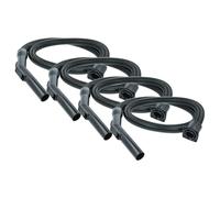 vhbw 4x tubo di ricambio flessibile compatibile con Cleanfix S 21 SW 15, S 12, S 20, S 05, S 10 Plus, RS 05, S 10 aspirapolvere - 2,2 m, impugnatura