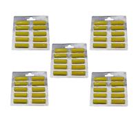 vhbw 50x Bastoncino profumato per aspirapolvere ad es. Compatibile con AEG e con Molte Altre Marche - Deodorante, Limone