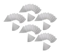 vhbw 50x filtro a cono per impianto di ventilazione ad es. compatibile con Helios, Maico, Pluggit, Zehnder - Filtro di scarico G4, DN 100 bianco