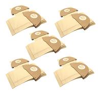 vhbw 50x sacchetti compatibile con Hoover Aqua 15 S 5125, 15 S5 125 aspirapolvere - in carta, marrone