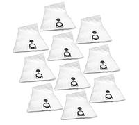 vhbw 50x sacchetto compatibile con Bauhaus Herkules Inox 20 MS, Herkules 15 aspirapolvere - microfibra, 50cm x 33cm Bianco