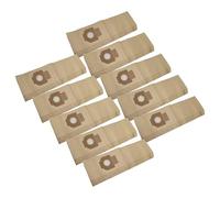 vhbw 50x sacchetto compatibile con Festool FIS- 5/6 /5, SRH-45E, 312, 300, 200 / E, 483143, 212, SRM 70 aspirapolvere - 38cm x 22cm Marrone