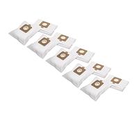 vhbw 50x sacchetto compatibile con Hoover H63 aspirapolvere - in microfibra, 51, 23,5cm x 17,5cm, bianco