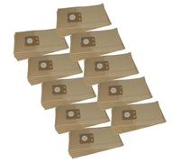 vhbw 50x sacchetto compatibile con Nilfisk VP600 series aspirapolvere - 23cm x 21,5cm Marrone