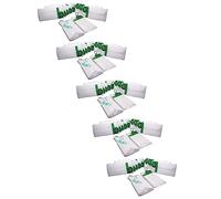 vhbw 50x sacchetto compatibile con Vorwerk folletto VK140, VK150, VK 140, VK 150 aspirapolvere - in microfibra, 26cm x 14cm, bianco/verde