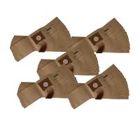 vhbw 50x sacchetto dell'aspirapolvere compatibile con Sorma SM510, 505 aspirapolvere - in carta, 26cm x 20cm, color sabbia