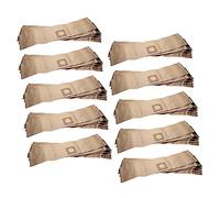vhbw 50x sacchetto sostituisce Bosch 2609256F32 per aspirapolvere - in carta, 86cm x 20cm, color sabbia
