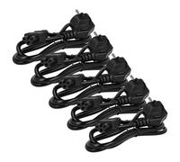 vhbw 5X Alimentatore con Spina Tedesca Compatibile con Vorwerk VR200 Base di Ricarica, VR300 Base di Ricarica - Connettore C5 (Micky Mouse), 1,2 m