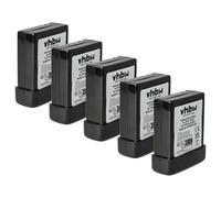 vhbw 5x batteria compatibile con Alan Midland 73-30 radio (1100mAh, 6V, NiMH)