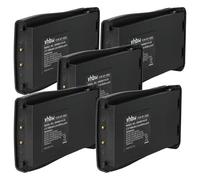 vhbw 5x batteria compatibile con Baofeng BF-666S, BF-777S, BF-888S radio (1500mAh, 3,7V, Li-Ion)