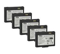 vhbw 5x batteria compatibile con Bixolon SPP-R200II, SPP-R200/II, SPP-R200III, SPP-R200 lettore di codici a barre, POS (1100mAh, 7,4V, Li-Ion)