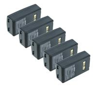vhbw 5x batteria compatibile con Datalogic Falcon X3, Falcon X4, Falcon X3 Plus lettore di codici a barre, POS (6800mAh, 3,7V, Li-Ion)