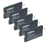 vhbw 5x batteria compatibile con Datalogic Memor X3, CVR2, Memor NFP, DL-Memor lettore di codici a barre, POS (1100mAh, 3,7V, Li-Ion)