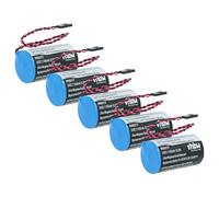 vhbw 5x batteria compatibile con Haliburton 700 flow meter dispositivo di misurazione (14500mAh, 3,6V, Li-MnO2)