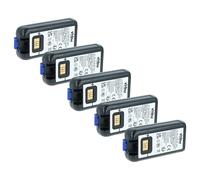 vhbw 5x batteria compatibile con Intermec CK3B, CK3A, CK3, CK3N1, CK3C, CK3C1, CK3N, CK3R lettore di codici a barre, POS (6800mAh, 3,7V, Li-Ion)