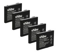 vhbw 5x batteria compatibile con Siemens A58, C65, C70, C72, A31, AX72, C71 | per C66, C75, C81, AX75, C65V telefono fisso cordless (750mAh, 3,7V, Li-Ion)