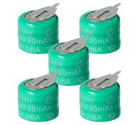 vhbw 5x batteria sostituisce 3/V15H per modellismo (20mAh, 3,6V, NiMH), con 2x PC pin