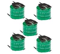 vhbw 5x batteria sostituisce 3/V15H per modellismo (20mAh, 3,6V, NiMH), con 3x PC pin