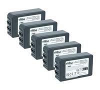 vhbw 5x batteria sostituisce Autec R0BATT00E12A0, LPM04 per Radiocomando Industriale, Telecomando (5000mAh, 7,4V, Li-Poly) - Nero