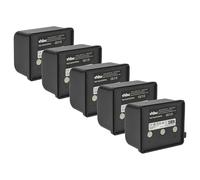 vhbw 5x batteria sostituisce Itowa BT7223, BT7223MH per telecomando remote control (2000mAh, 7,2V, NiMH)
