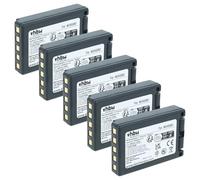 vhbw 5x batteria sostituisce Teleradio M245060, 22.381.2, D00004-02 per Radiocomando Industriale, Telecomando (1800mAh, 3,7V, Li-Poly) - Nero