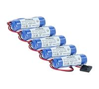 vhbw 5x batteria sostituisce Toshiba ER6V, 479348-1 per controlli industriali (2000mAh, 3,6V, Li-MnO2)