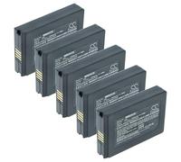 vhbw 5x batteria sostituisce Vectron B60 per lettore di codici a barre, POS (3000mAh, 3,7V, Li-Poly)