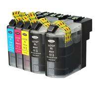 vhbw 5x cartucce compatibile con Brother MFC-J6720DW, MFC-J6520DW, MFC-J6920DW, MFC-J4710DW, MFC-J4610DW stampante + chip (compatibile)