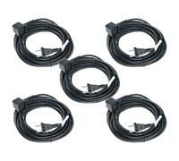 vhbw 5x cavo di alimentazione compatibile con Numatic NPV 370, 180 aspirapolvere - 10 m
