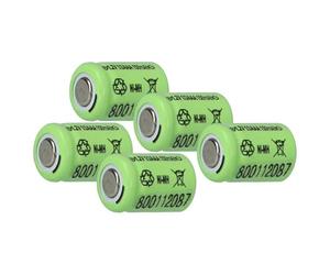 vhbw 5x celle batteria sostituisce 1/3AAA per modellismo (150mAh, 1,2V, NiMH)