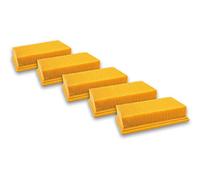 vhbw 5x filtro a pieghe piatte F7 compatibile con Hilti VC 20 UL-Y, VC 20 UM-Y, VC 40 UL-Y, VC 40 UM-Y aspirapolvere - Elemento filtrante