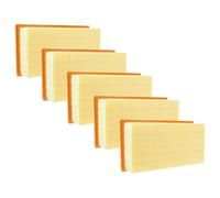 vhbw 5x filtro a pieghe piatte L - M compatibile con Festool CT 22 E, CT 11 E, CT 44 E/LE, CT 33 E/LE aspirapolvere umido/secco - Elemento filtrante