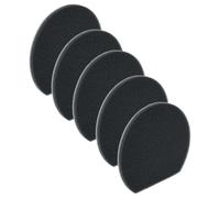 vhbw 5x filtro compatibile con Bosch BGC05A322, BGC05A320, BGC05AAA2, BGC05AAA1, BGS05A220 aspirapolvere - Filtro in spugna nero