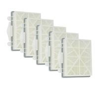 vhbw 5x filtro compatibile con Kärcher CV 38/2, CV 30/1, CV 38/2 Adv, CV 48/2 Adv, CV 38/1, CV 48/2 aspirapolvere - filtro HEPA nero/bianco