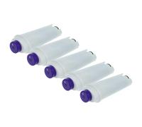 vhbw 5x filtro dell'acqua compatibile con DeLonghi ESAM 66, ESAM 5500.T, ESAM 5450 EX1 macchina da caffè automatica, macchinetta per espresso - bianco