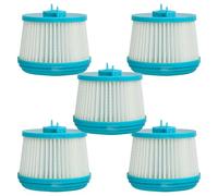 vhbw 5x filtro post-motore compatibile con Genius Invictus X9, X5, X4, X8, X7 aspirapolvere - Filtro HEPA