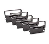 vhbw 5x nastro in nylon compatibile con stampante ad aghi Star RC300, RC300B, SP300, SP300-90, SP311, SP312, SP316, SP317, SP320, SP321, SP322