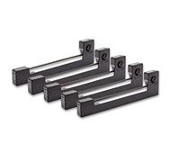 vhbw 5x nastro inchiostrato compatibile con Datamega DPN 150-16, DPN 2250-24, DPN 2236-40, DPN 2250-30 stampante ad aghi - nero