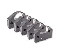 vhbw 5x nastro inchiostrato compatibile con Epson DLQ-3000 Plus, DLQ3500, DLQ-3500 stampante ad aghi - nero