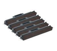 vhbw 5x nastro inchiostrato compatibile con Triumph-Adler CMS 8200 calcolatrice registratore di cassa - Rullo inchiostratore viola