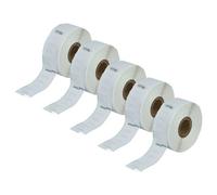 vhbw 5x rotolo etichette 25mm x 54mm (500 etichette) compatibile con Seiko Smart Label Printer SLP620, SLP650 etichettatrice