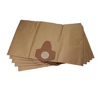 vhbw 5x sacchetto compatibile con Parkside PNTS 1400 F2 - IAN 287974, PNTS 1400 E2 IAN 275394 aspirapolvere - 38,5cm x 26cm Marrone
