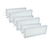 vhbw 6x Filtro compatto G4 compatibile con Pluggit Avent P310 ventilatore, ventilatore del bagno, unità di ventilazione - filtro dell'aria