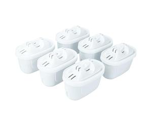 vhbw 6x Filtro dell'acqua compatibile con AmazonBasics caraffa filtrante