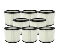vhbw 8x elemento filtrante compatibile con Stihl SE 100, 60, 61, 50, 61/1, 60 C, 60 E, 121, 121 E aspiratore secco/umido