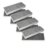 vhbw 8x Filtro a carboni attivi compatibile con Bora serie BHU, BFIU series, BFIAS, BFIA, Basic, BIAS cappe aspiranti - 34 x 12,2 x 4,25 cm