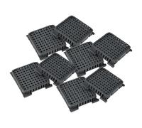 vhbw 8x filtro compatibile con Liebherr SRBsdd 526i-22A, SRBsdd 5250-20A, SRbde 5220-20A, SRBsdd 5260-20A frigorifero - Filtro ai carboni attivi