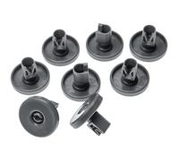 vhbw 8x Ruota per cestello inferiore compatibile con Rex lavastoviglie - Diametro 40 mm