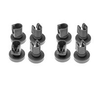 vhbw 8x Ruota per cestello superiore compatibile con Progress lavastoviglie - Diametro 25 mm