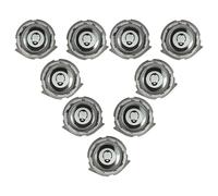 vhbw 9x testina sostituisce Philips SH30, SH30/50 per rasoio elettrico, argento